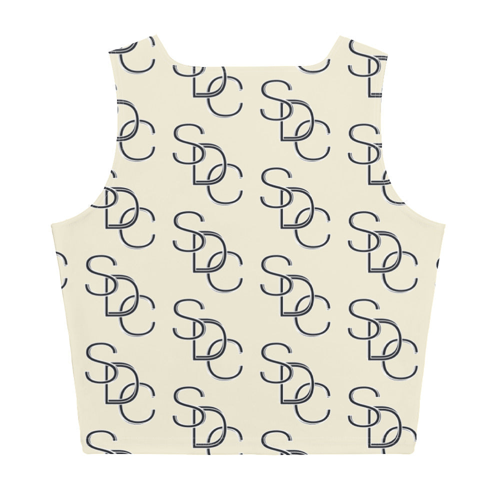 Logo Crop Top - Light Yellow
