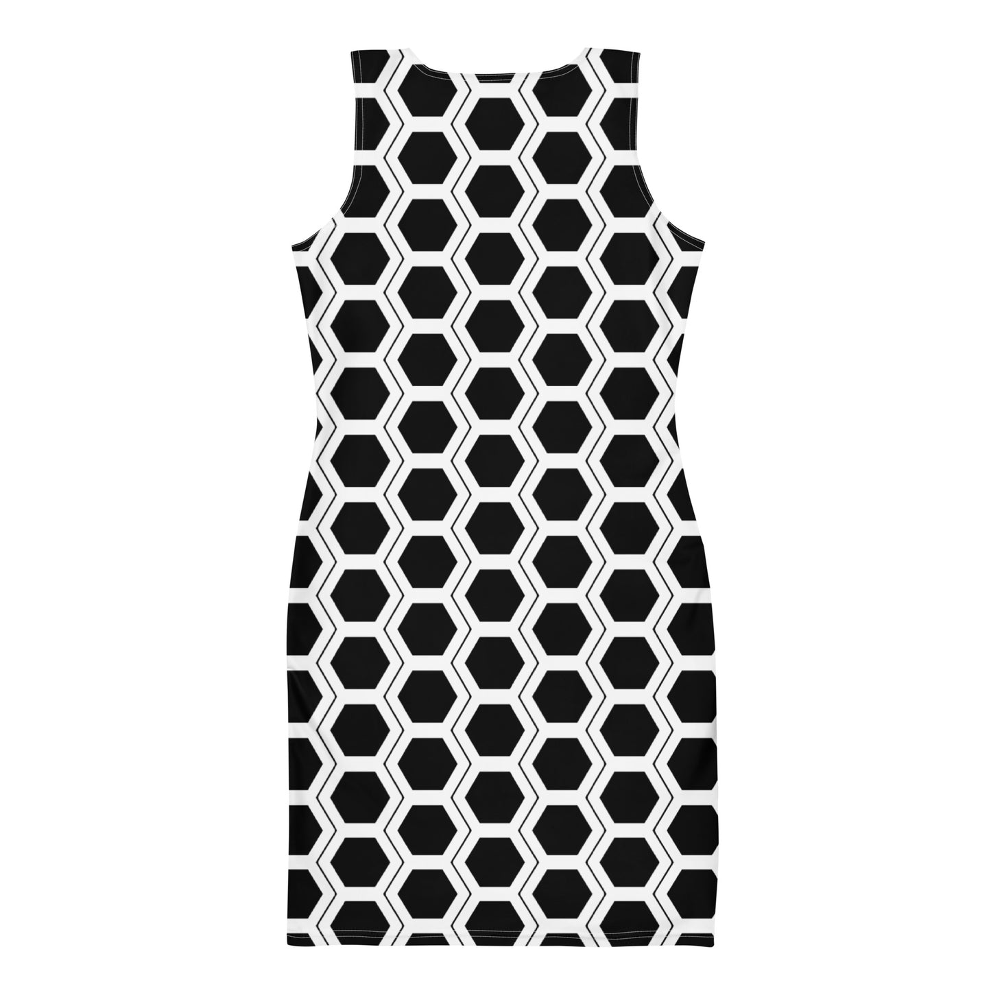 Honeycomb Bodycon dress - Black