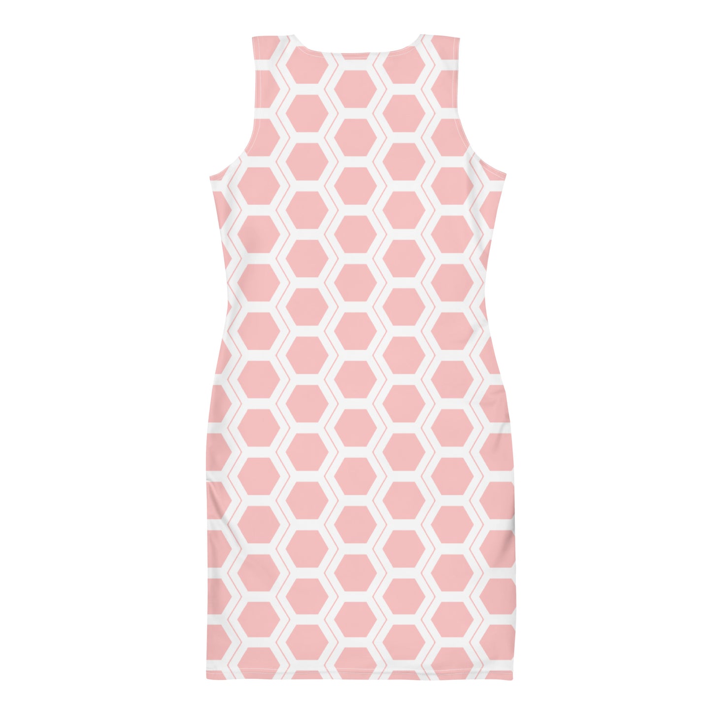 Honeycomb Bodycon dress - Rose Pink