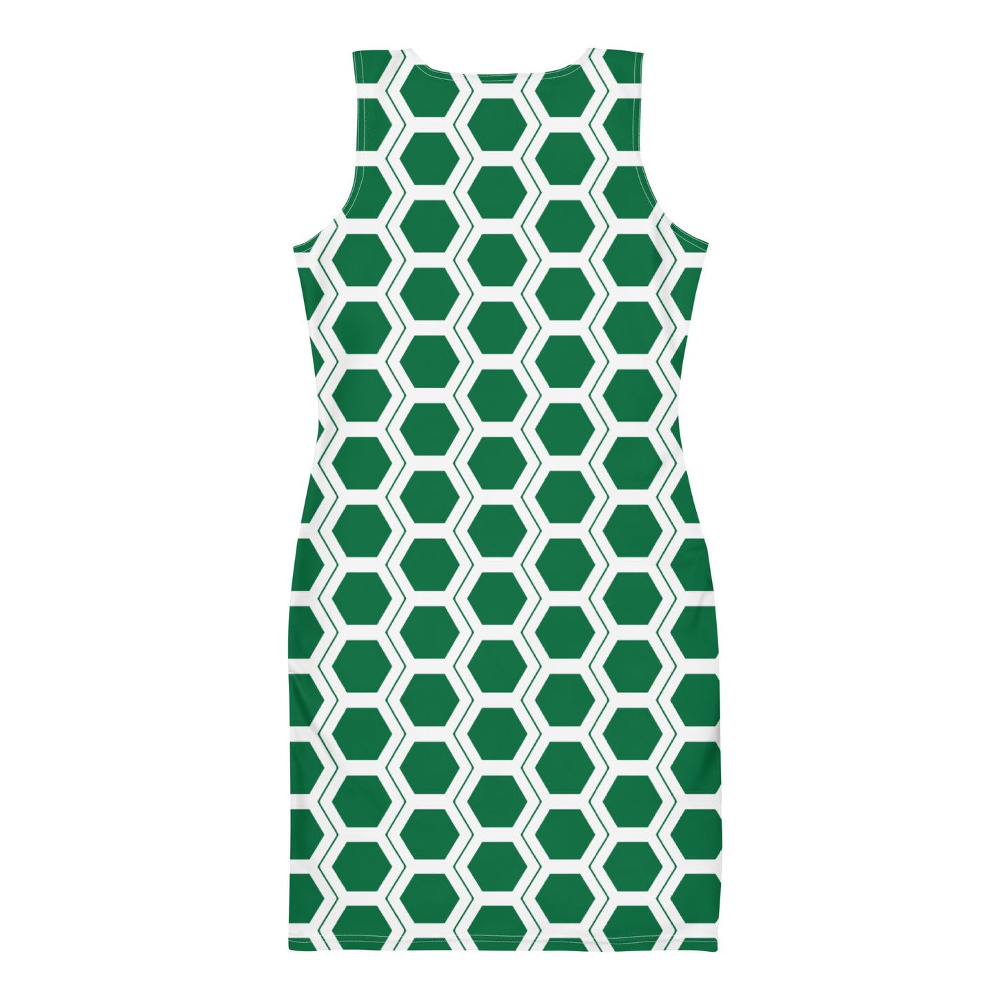 Honeycomb Bodycon dress - Forest Green