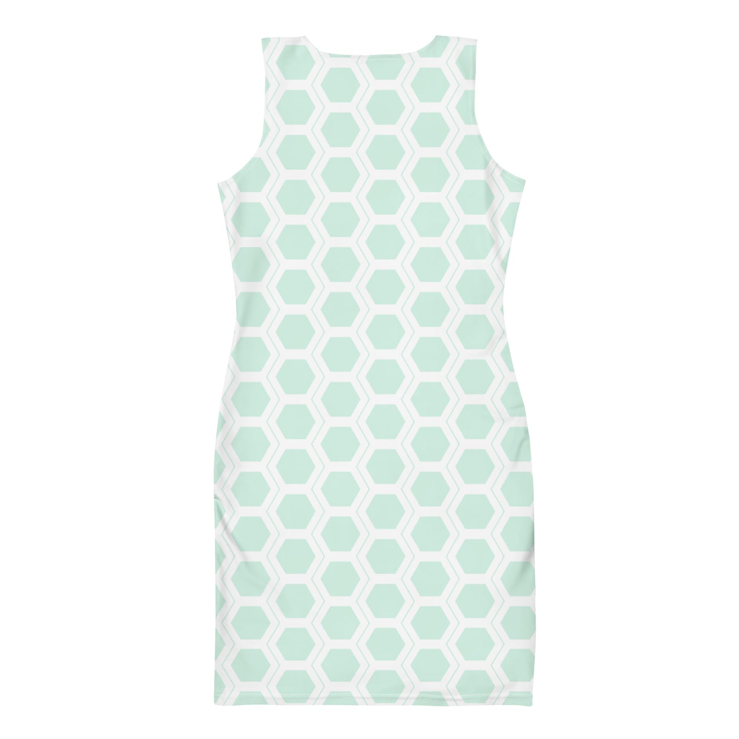 Honeycomb Bodycon dress - Seafoam