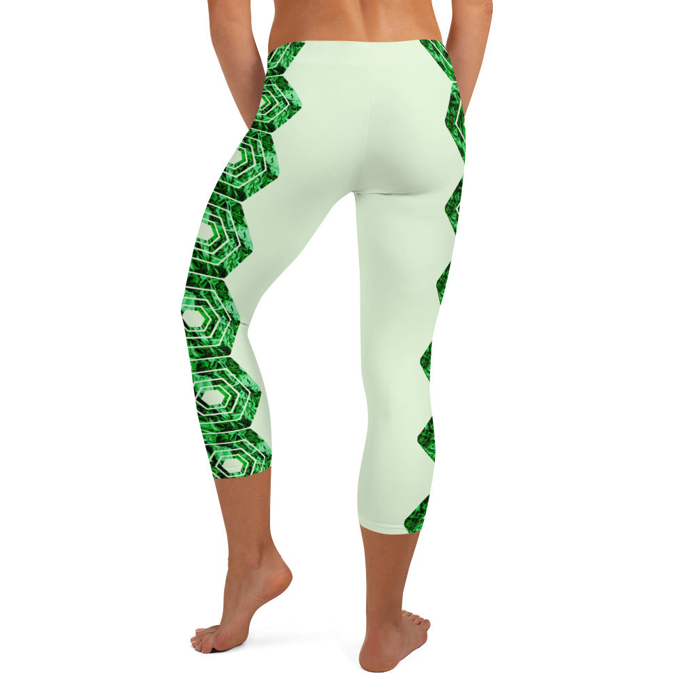 Light Green Capri Leggings