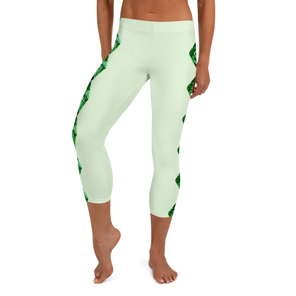 Light Green Capri Leggings