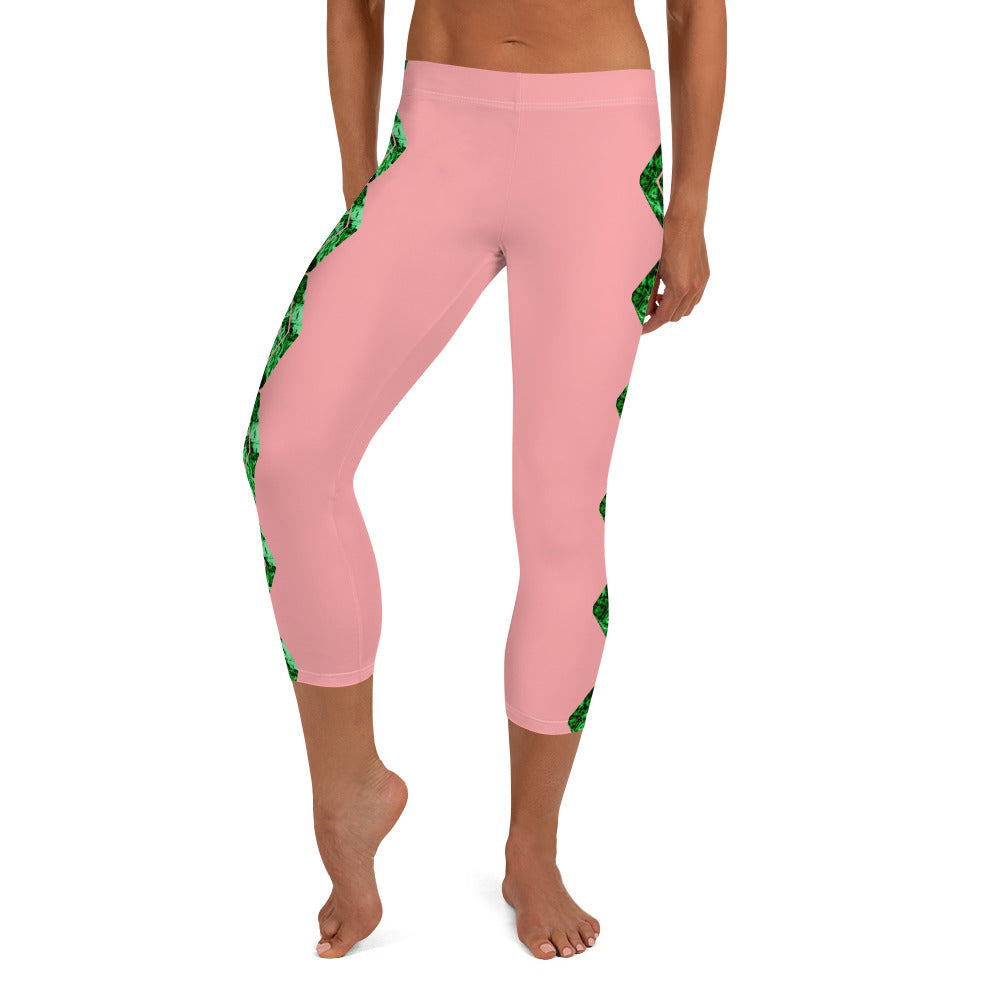 Pink Capri Leggings