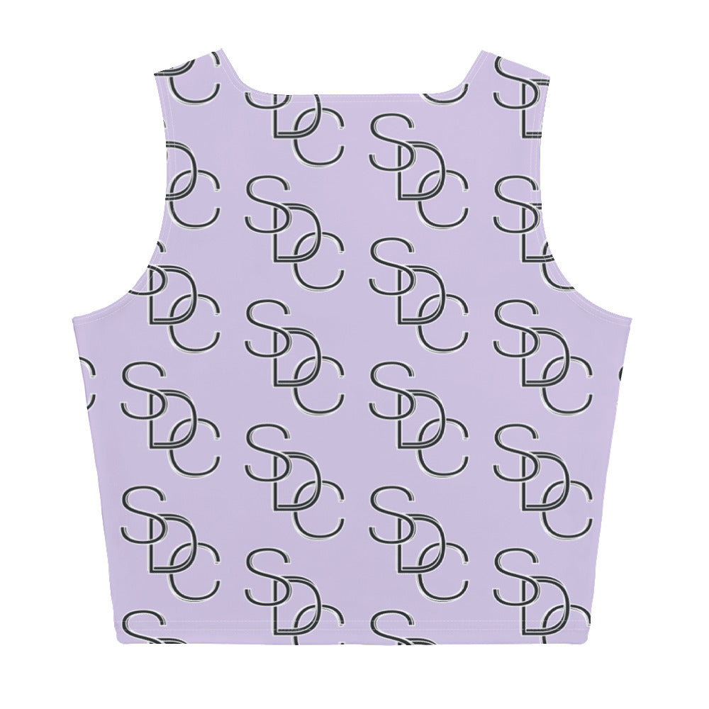 Logo Crop Top - Lavender