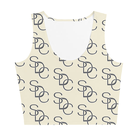 Logo Crop Top - Light Yellow