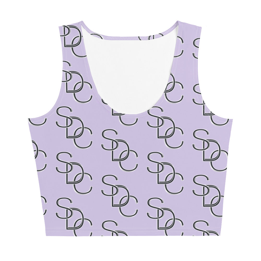 Logo Crop Top - Lavender