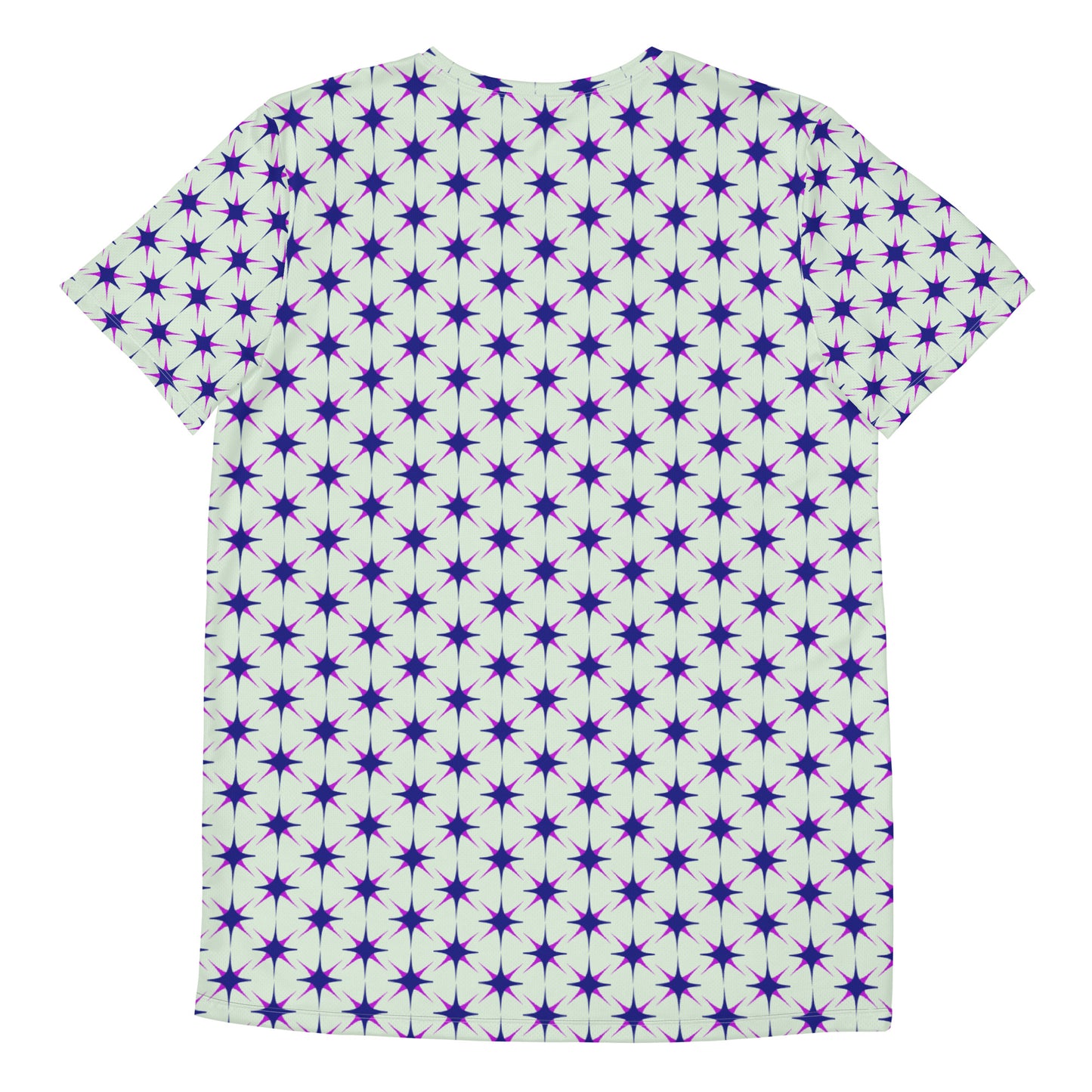 All-Over Star Print Men's Athletic T-shirt