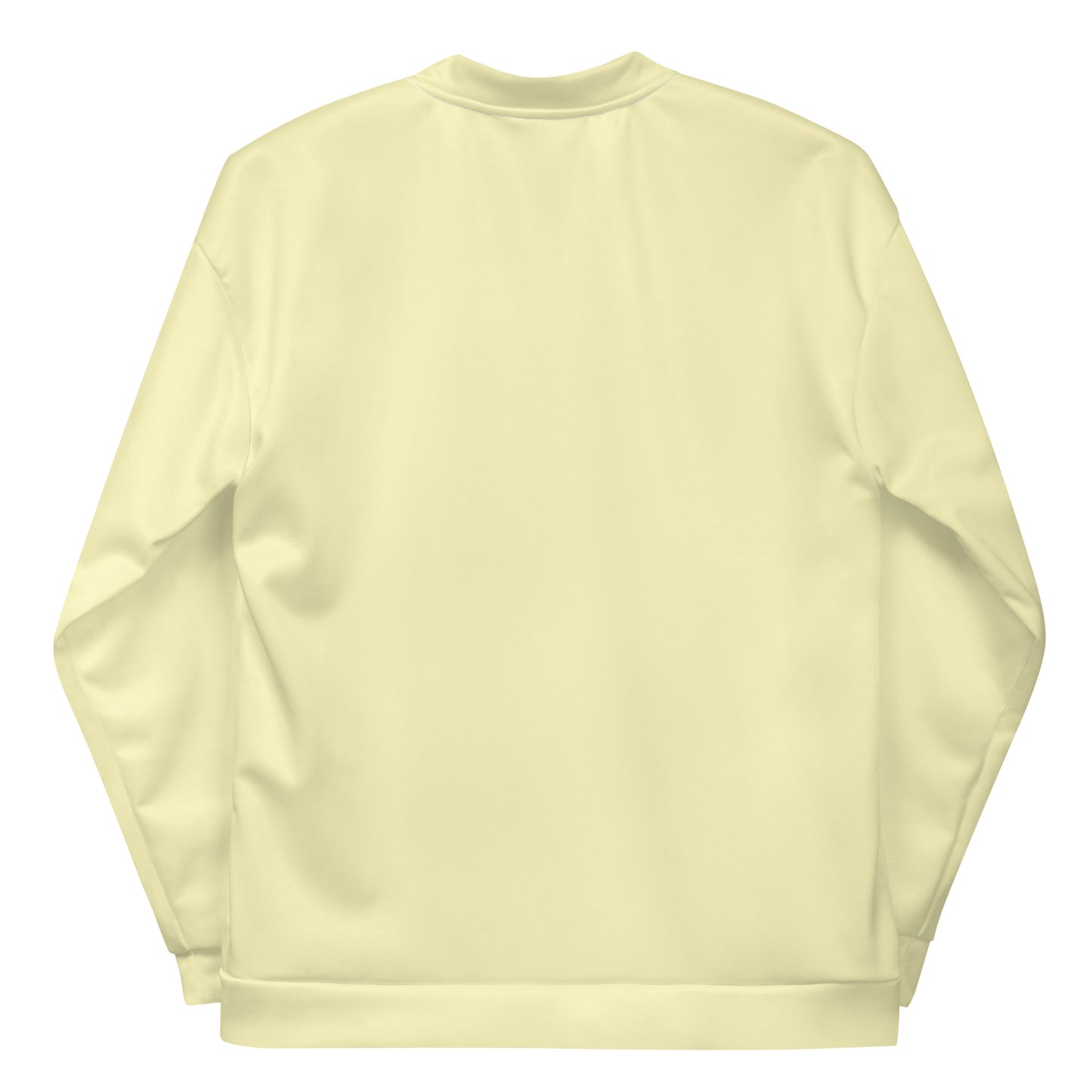 Logo Unisex Bomber Jacket - Pastel Yellow