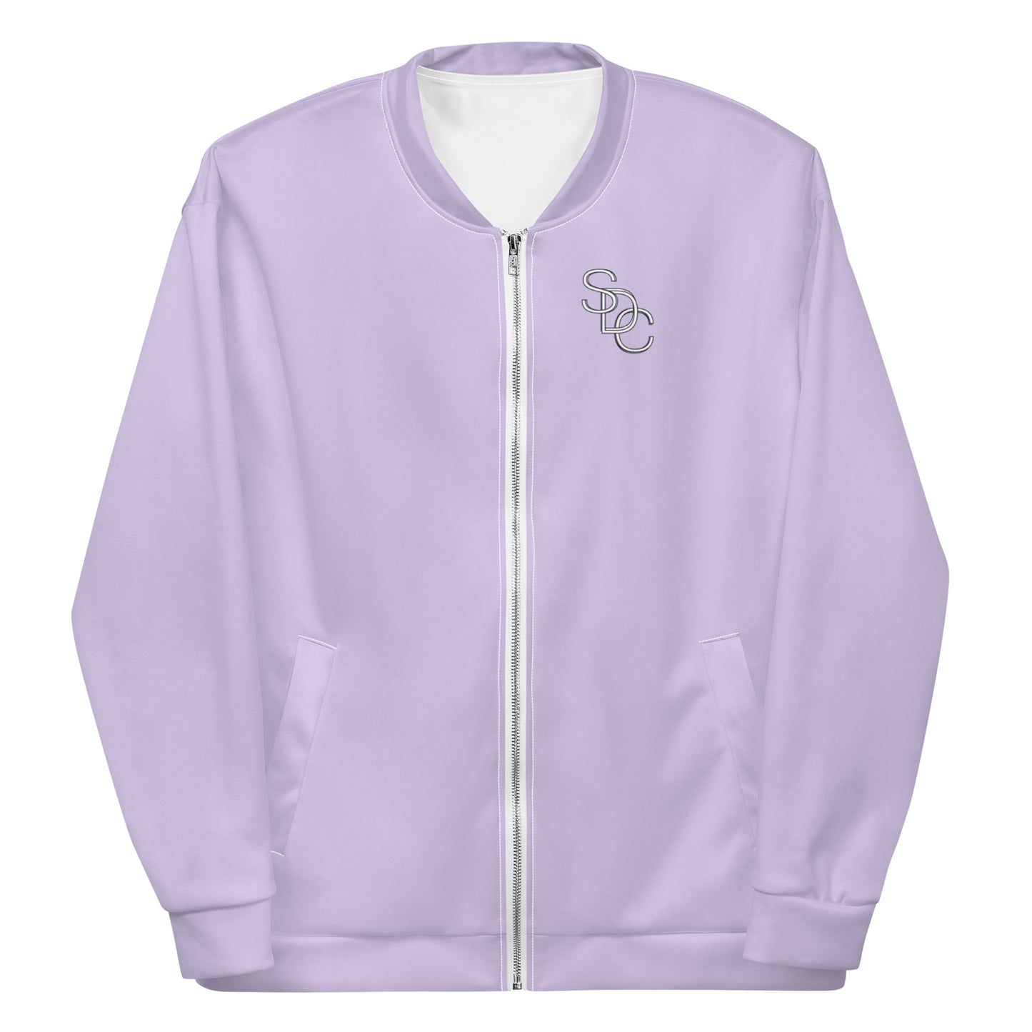 Logo Unisex Bomber Jacket - Lavender