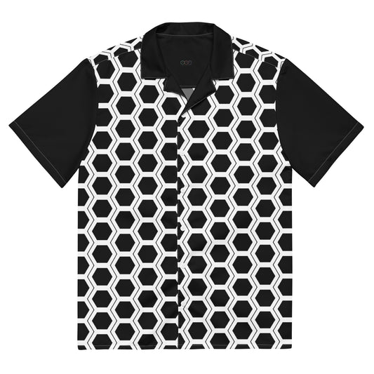 Honeycomb Unisex button shirt