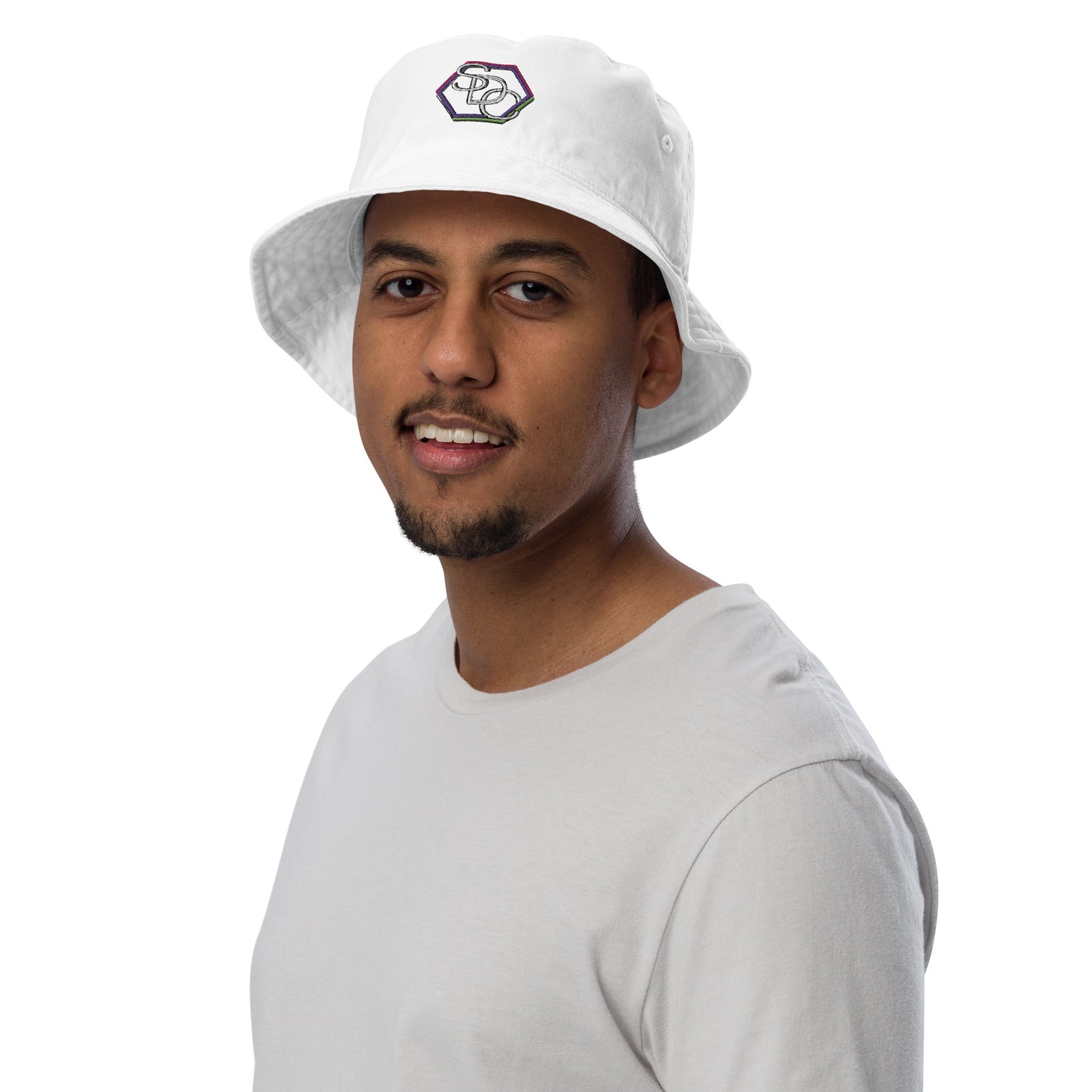 3D Puff Embroidered Logo Bucket Hat