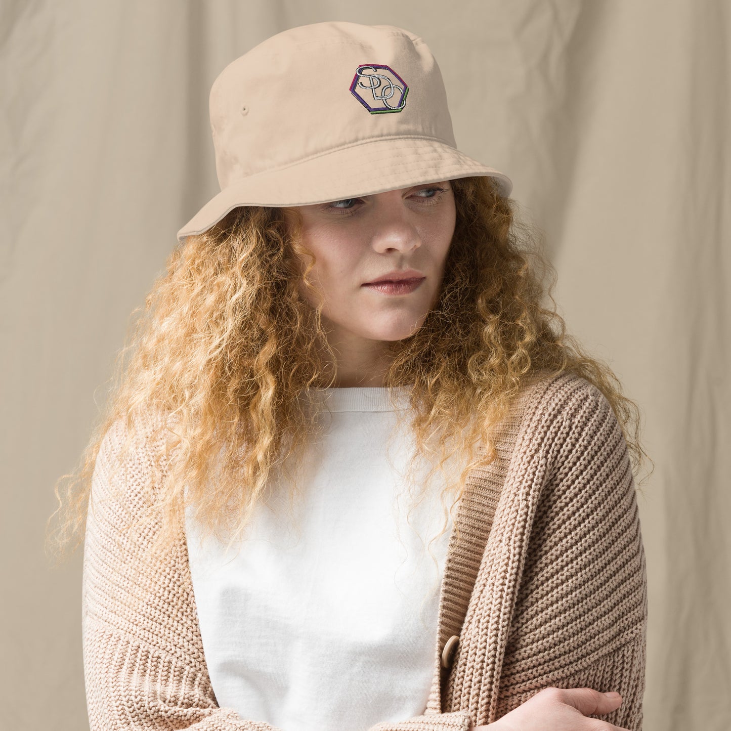 3D Puff Embroidered Logo Bucket Hat